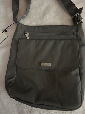 Baggallini Charcoal Gray Crossbody Organizer Messenger